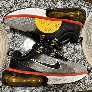 Nike Air Max 2021 Black Mystic Red Running Sneakers Men’s Size US 9.5 White Gray